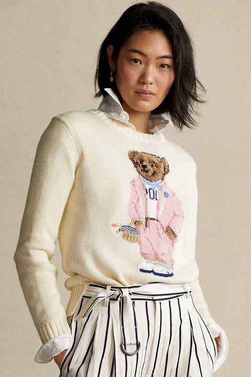 Sweater R&L | Pink Polo Bear
