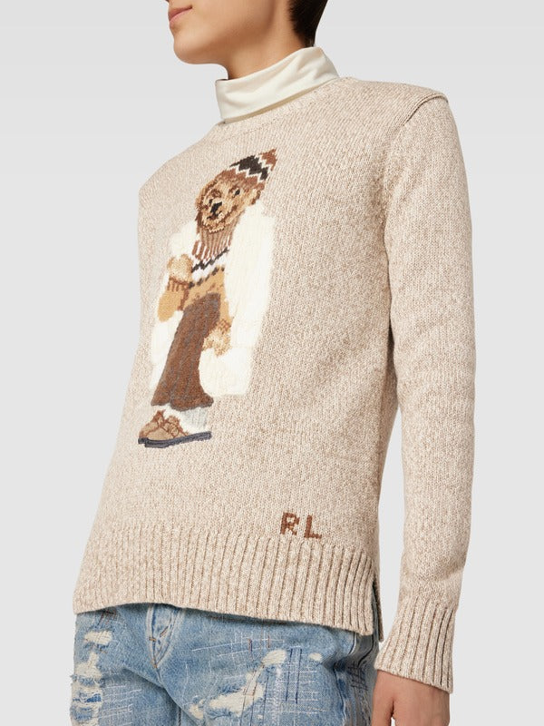 Sweater R&L | White Polo Bear Jacket