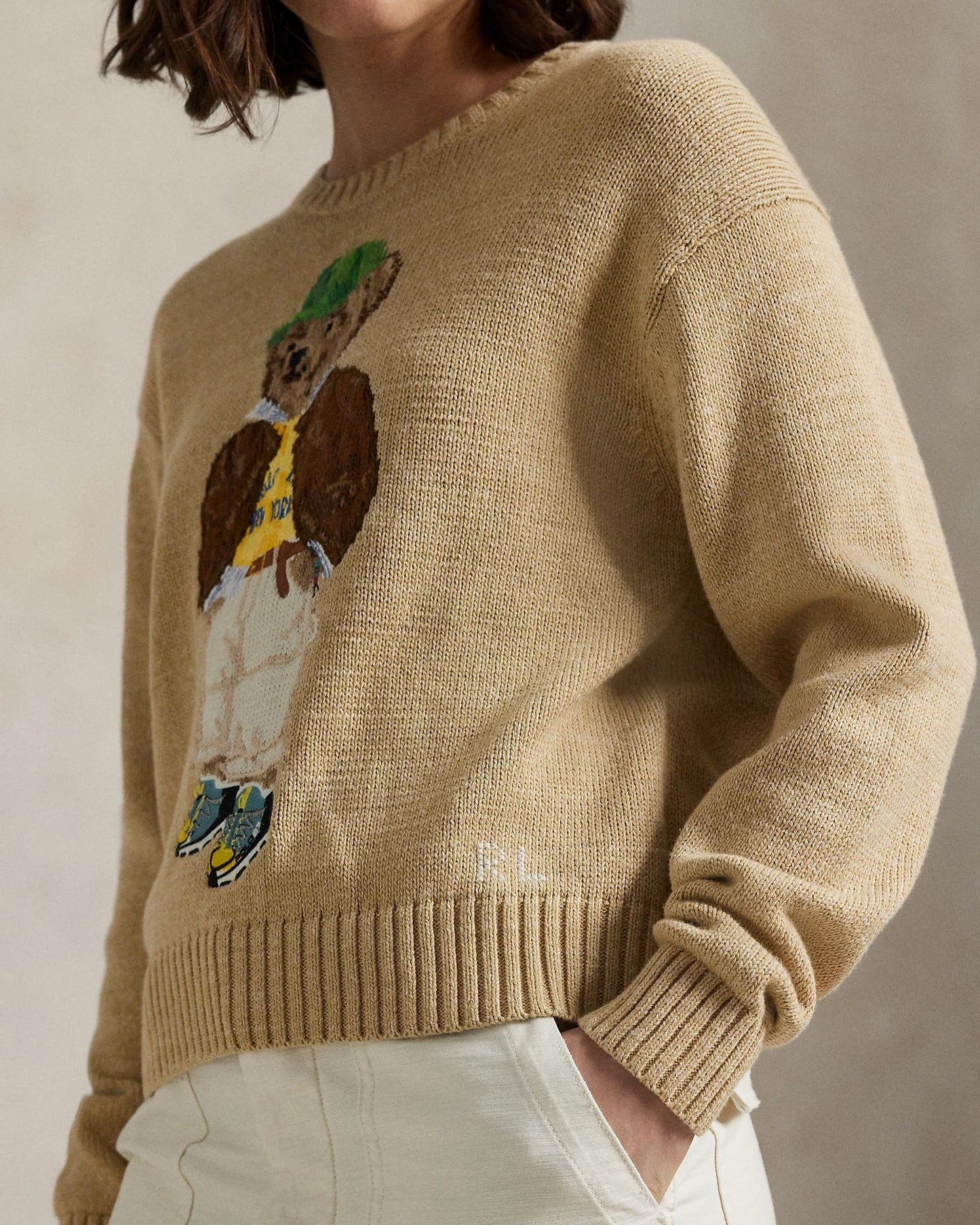 Sweater R&L | Beige Polo Bear