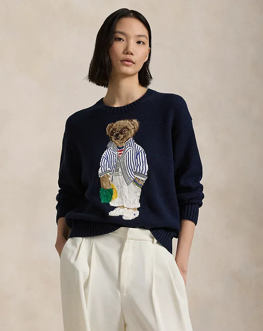 Sweater R&L | Navy Polo Bear