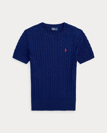Sweater R&L | Short-Sleeve Cable-Knit