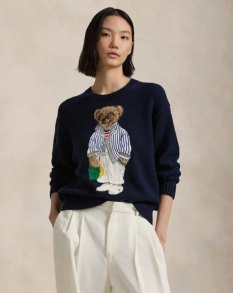 Sweater R&L | Navy Polo Bear