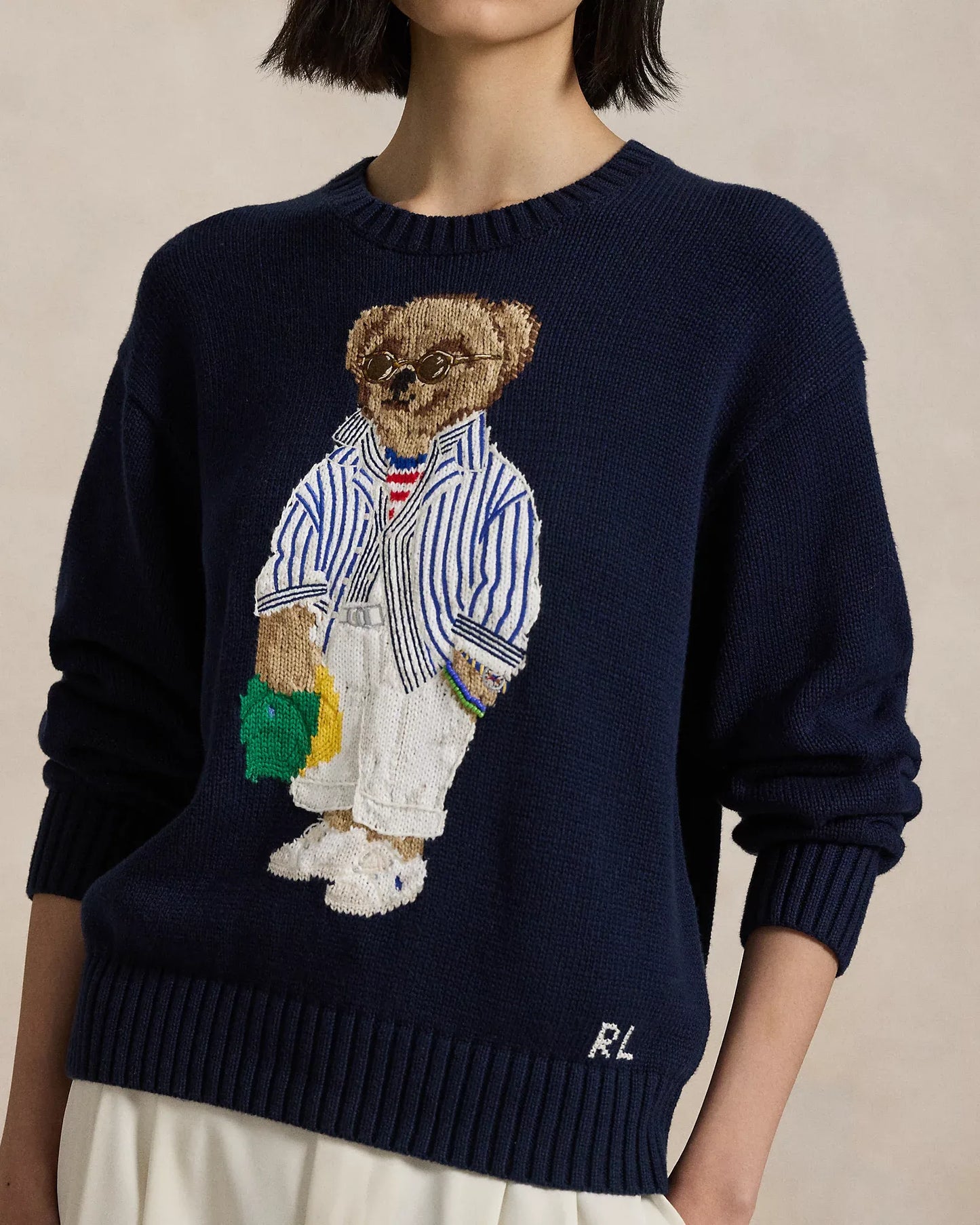 Sweater R&L | Navy Polo Bear